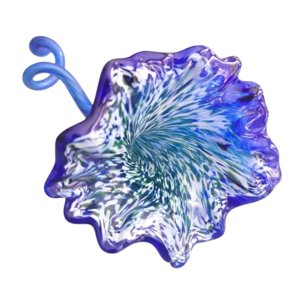 Murano Art Glass, Hand Blown Flower Art Sculpture, Murano Style, Gift For Mom